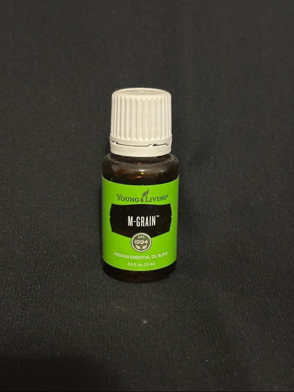 Young Living M-Grain Essential Oil - Green and White Label. 15ml.  NWT